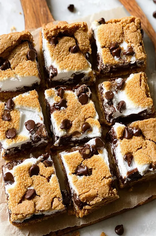 S'mores Cookie Bars
