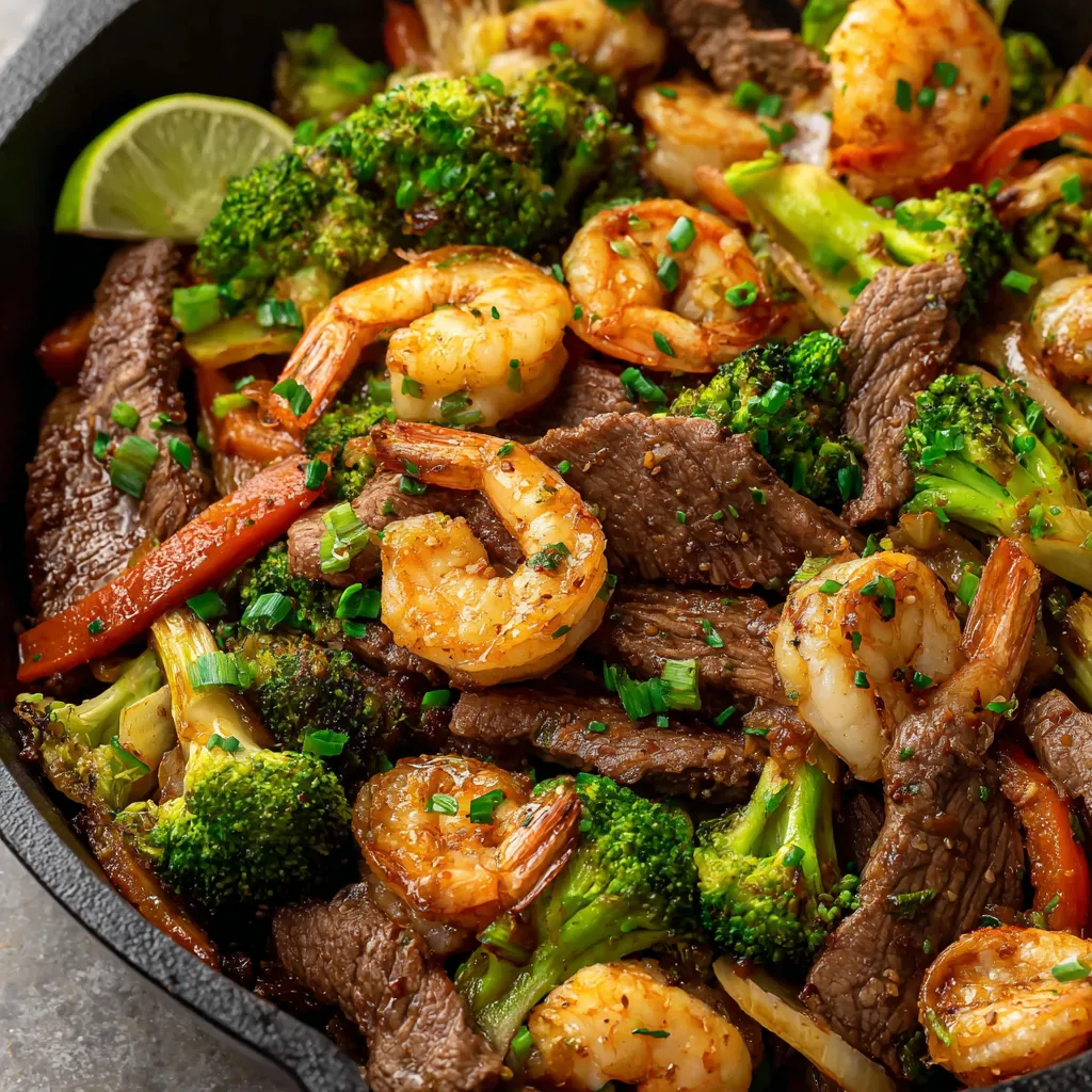Steak and Shrimp Stir Fry