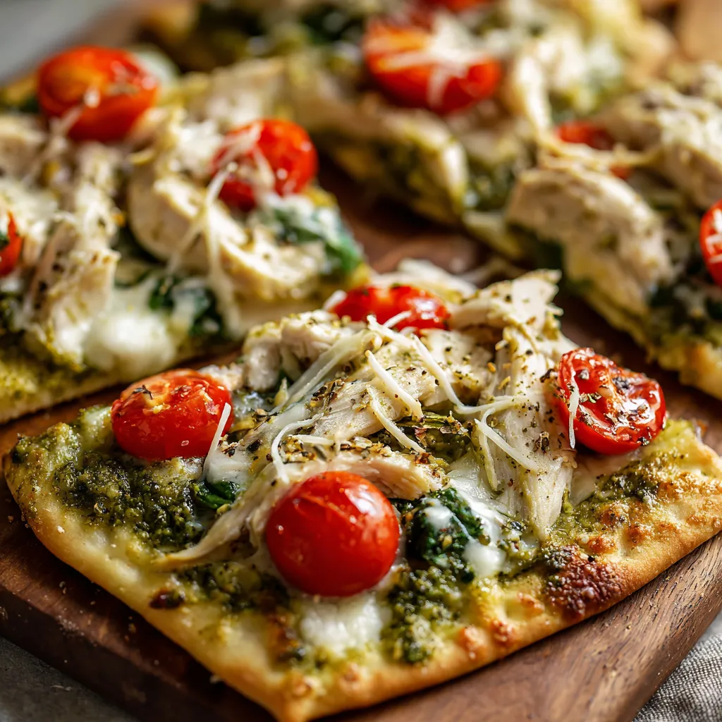 Chicken Pesto Flatbread