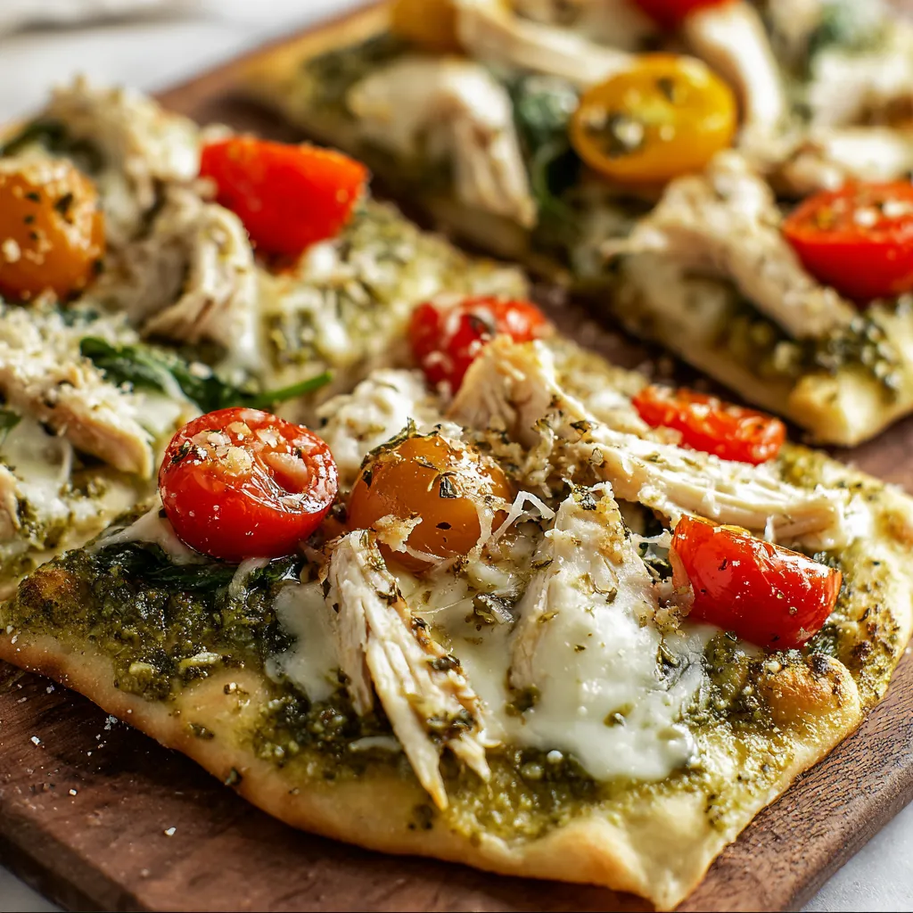 Chicken Pesto Flatbread