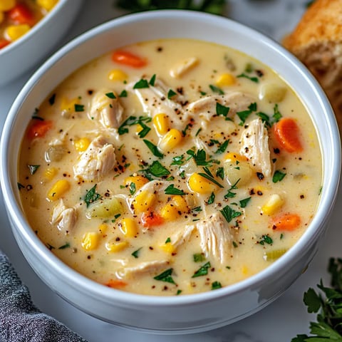 Crockpot Chicken Corn Chowder