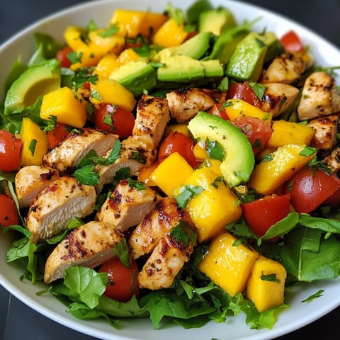 Chicken, Mango, and Avocado Salad