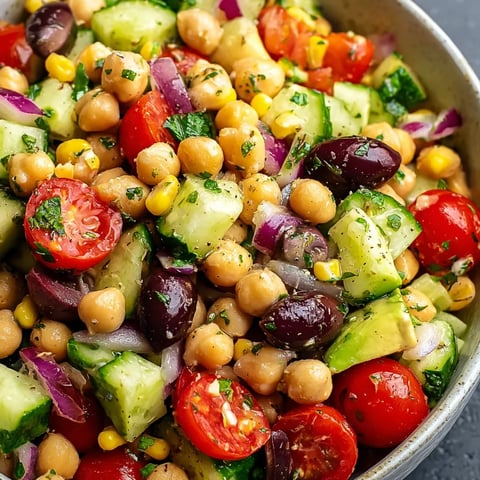 vibrant and nutritious Chickpea Salad